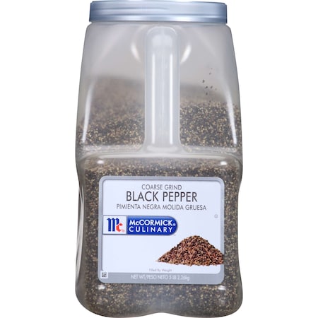 Mccormick McCormick Culinary Coarse Ground Black Pepper 5lbs Container, PK3 932338